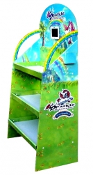 Regał z ekranem LCD 