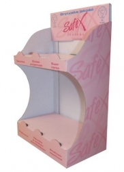 Display dwupółkowy