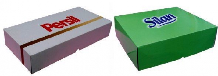 Pudełka Silan i Persil