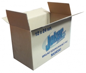 Pudełko klapowe z nadrukiem 0,68 zł.