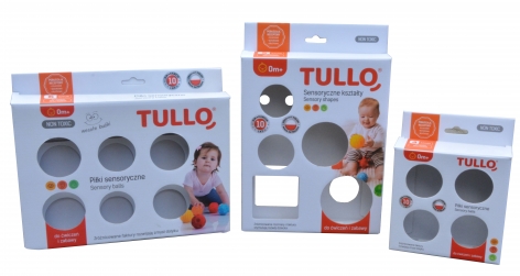 Pudełka z otworami na piłeczki